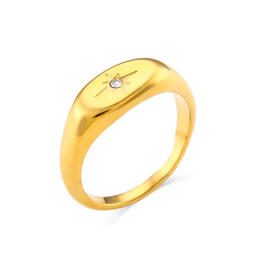 18K Signet Ring